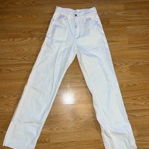 White Bootleg Jean